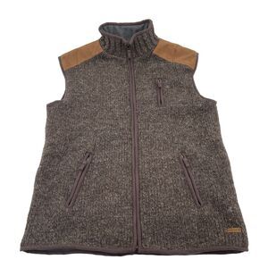 Laundromat Wool Vest Mens XL Brown Made In‎ Nepal